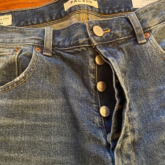 Men’s PacSun Vintage Loose Comfort Stretch Jeans - Picture 3 of 6